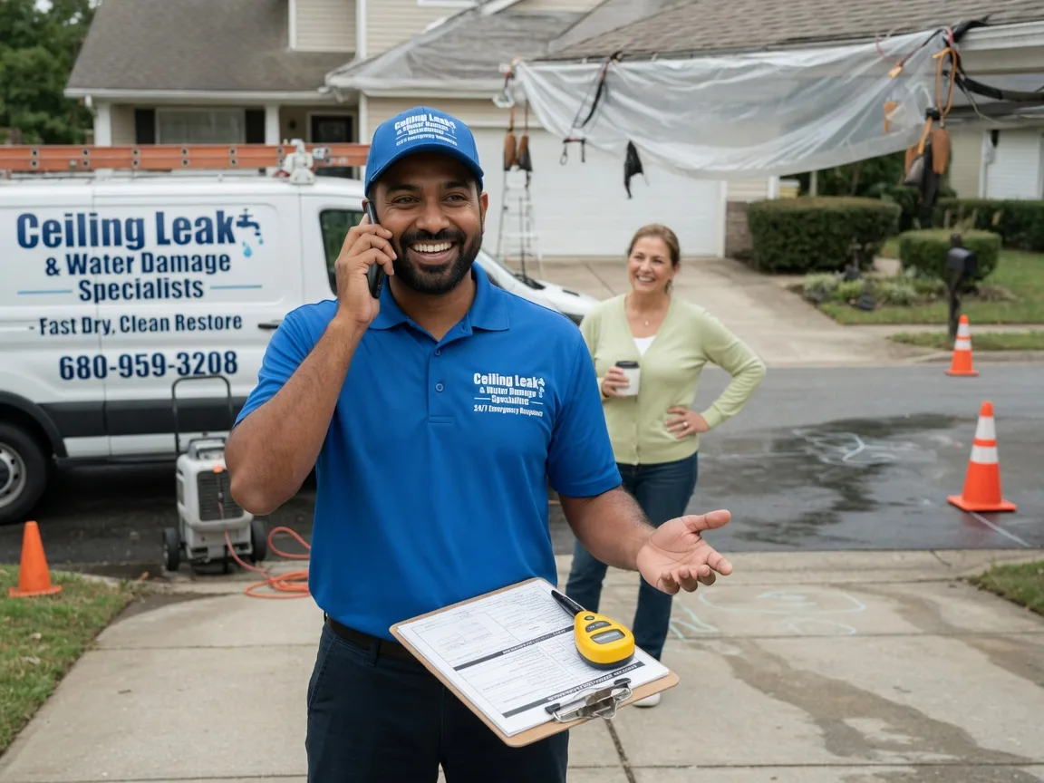 Ceiling Leak Cleanup Center Harbor, NH FAQs
